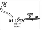 Rura wydechowa MTS 01.12930