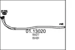 Rura wydechowa MTS 01.13020