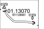 Rura wydechowa MTS 01.13070