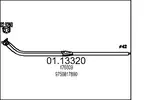 Rura wydechowa MTS 01.13320 (Z przodu)
