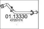 Rura wydechowa MTS 01.13330