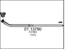 Rura wydechowa MTS 01.13790 (Z przodu)