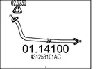Rura wydechowa MTS 01.14100
