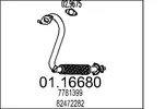 Rura wydechowa MTS 01.16680 (Z przodu)