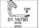 Rura wydechowa MTS 01.16790 (Z przodu)