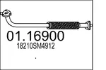 Rura wydechowa MTS 01.16900 (Z przodu)