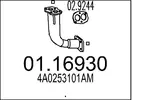 Rura wydechowa MTS 01.16930 (Z przodu)