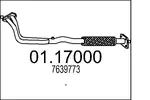 Rura wydechowa MTS 01.17000 (Z przodu)