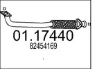 Rura wydechowa MTS 01.17440 (Z przodu)