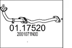 Rura wydechowa MTS 01.17520