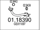 Rura wydechowa MTS 01.18390