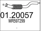 Rura wydechowa MTS 01.20057 (Z przodu)