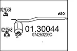 Tłumik przedni MTS 01.30044