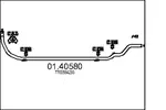 Rura wydechowa MTS 01.40580 (Z przodu)