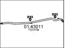 Rura wydechowa MTS 01.43011 (Z przodu)