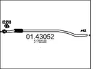 Rura wydechowa MTS 01.43052 (Z przodu)