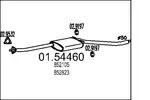 Tłumik środkowy MTS 01.54460