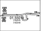 Rura wydechowa MTS 01.55010