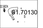 Rura wydechowa MTS 01.70130
