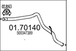 Rura wydechowa MTS 01.70140