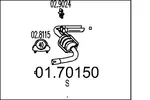 Rura wydechowa MTS 01.70150