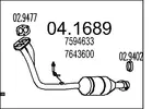 Katalizator MTS 04.1689