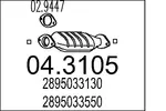 Katalizator MTS 04.3105