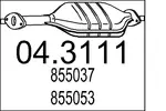 Katalizator MTS 04.3111