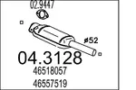 Katalizator MTS 04.3128