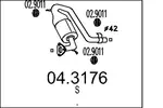 Katalizator MTS 04.3176