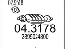 Katalizator MTS 04.3178