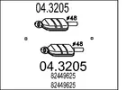 Katalizator MTS 04.3205