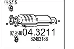 Katalizator MTS 04.3211
