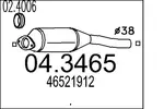 Katalizator MTS 04.3465