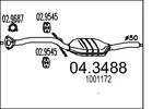 Katalizator MTS 04.3488