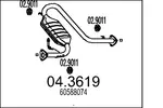 Katalizator MTS 04.3619