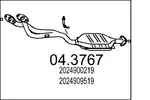 Katalizator MTS 04.3767