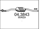 Katalizator MTS 04.3843