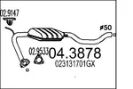 Katalizator MTS 04.3878