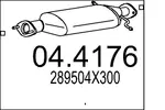 Katalizator MTS 04.4176