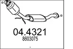 Katalizator MTS 04.4321