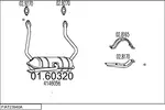 Układ wydechowy MTS C350056004910
