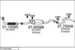 Układ wydechowy MTS C310151007060