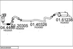 Układ wydechowy MTS C280716008217