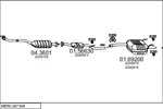 Układ wydechowy MTS C390079002664