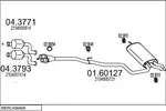 Układ wydechowy MTS C320044004819