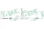 Linka hamulca postojowego LPR C0294B