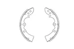 Szczęki hamulcowe - komplet KAVO PARTS KBS-5408