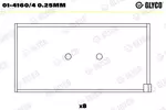 Panewki korbowodowe GLYCO 01-4160/4 0.25mm