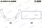 Panewki korbowodowe GLYCO 01-4191/4 0.25mm